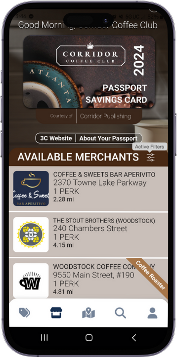 Digital coffee passport